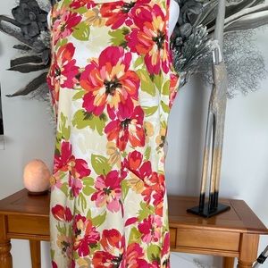 Loft Floral Sheath Dress